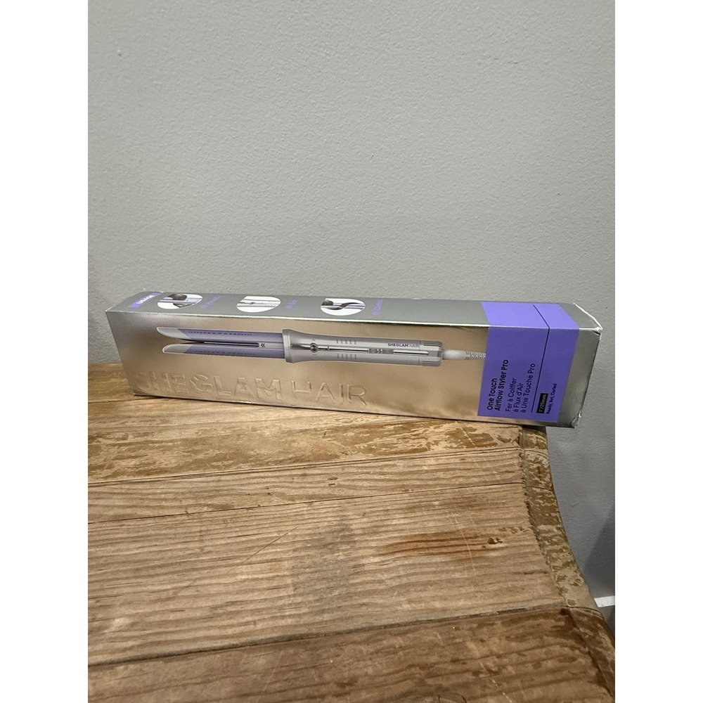 SHEGLAM HAIR One Touch Airflow Styler Pro 1" (25mm) Automatic Curling Wand